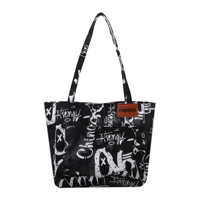 Hand Printed Tote Bag 